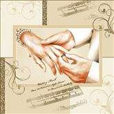 Serwetki ślubne, 33x33 cm, 20 szt, 1 op