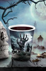 Kubeczki Papierowe CMENTARZ Halloween 240ml 6szt.