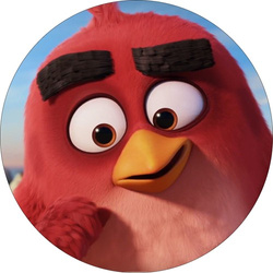 Opłatek tortowy 20 cm, Angry Birds Movie 1 szt.