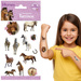 Tatuaże Zmywalne Tymczasowe KONIE Urodziny 12szt.