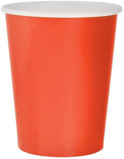Kubeczki Papierowe CZERWONE 250ml,14szt.