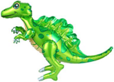 Balon foliowy Dinozaur, 4D z montażem, 66x56cm