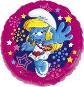 Balon foliowy 18” Smerfetka, 1 szt.