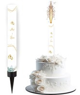 Fontanna Tortowa ŚLUB Mąż Żona HEKSAGON 1szt.