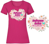 Koszulka Fuksja NAJLEPSZA MAMA NA ŚWIECIE, M