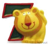 Świeczka na tort "SAFARI", nr 7, 1 szt.