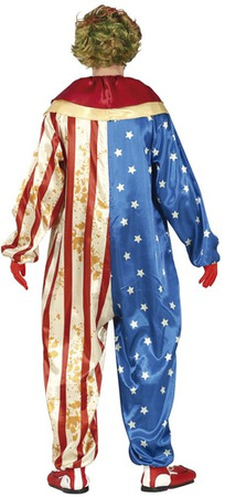 Strój Kostium Klaun USA Clown Horror Halloween M