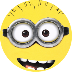 Opłatek tortowy 29 cm, Minionki 1 szt.
