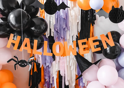 Baner Halloween, 2,5 m, pomarańczowy