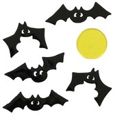 Dekoracja Żelowa na Szybę NIETOPERZE Halloween