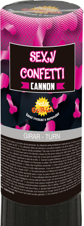 Tuba Strzelająca RÓŻOWE PENISKI Konfetti 3szt.