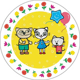 Opłatek tortowy 29 cm, Kotka Kici Kici 1 szt.