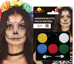 Farbki Zestaw do Malowania Twarzy MakeUp 6 kolorów