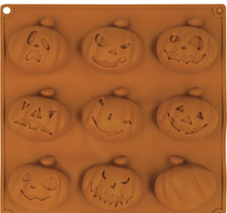 Forma Silikonowa Ciasteczek DYNIE Halloween 24x25c