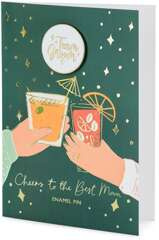 Kartka z pinem Groom Team, 10.5x14.8cm