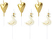 Świeczki urodzinowe Lovely Swan, 3,5-4cm, 6szt.