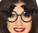 OKULARY z Diamentami NIETOPERZE Halloween