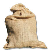 Jutowy Worek na prezenty 60x110cm,1szt.