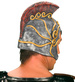 Hełm Lateksowy Rzymianina Rycerz Gladiator