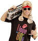 Peruka z Opaską Kręcone Blond Włosy Disco Lata 80