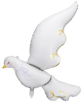 Balon Foliowy Gołąb Ślub Wesele Komunia 80x100 cm
