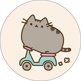 Opłatek tortowy 14 cm, Pusheen Puszin 1 szt.