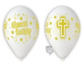 Balony Premium Chrzest, 12 cali / 5 szt.