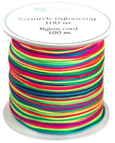 Sznurek Nylonowy Kolorowy Tęczowy 0,8mm 10m