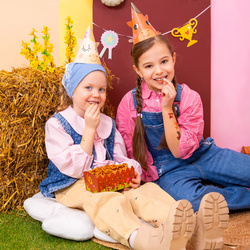Pudełka na Chipsy Przekąski KONIKI Urodziny 3szt.