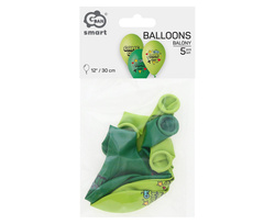 Balony Game On Gracz Pixele Urodziny 30cm, 5szt.