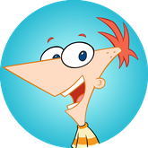 Opłatek tortowy 29 cm, Fineasz i Ferb 1 szt.