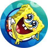 Opłatek tortowy 20 cm, SpongeBob 1 szt.