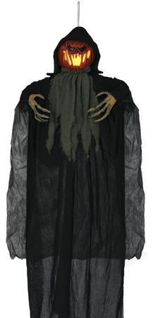 Dekoracja Wisząca STRASZNA DYNIA Halloween 120cm