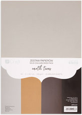 Papier Ozdobny Kolory Sztywny A4 Zestaw 20 arkuszy