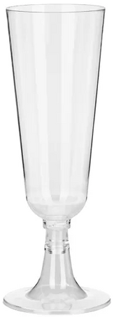 Kieliszki Plastikowe do Szampana, 150ml 8szt.