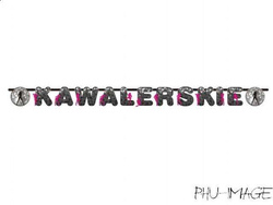 Baner "KAWALERSKIE", 14x190 cm, 1 szt.
