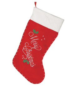Skarpeta Świąteczna MERRY CHRISTMAS 70 cm, 1 szt.