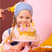 Topper na tort KONIKI Konie Happy Birthday 14cm