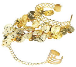 Bransoletka Kleopatry Cyganki Złote Medaliki