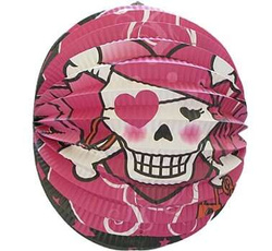 Lampion Imprezowe Piratki, 22 cm, 1 szt
