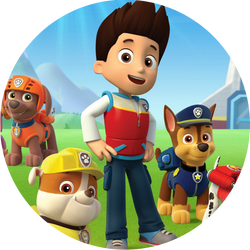 Opłatek tortowy 20 cm, Psi Patrol 1 szt.