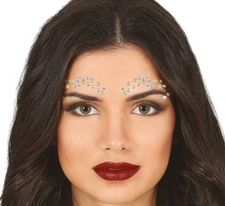 Naklejki Kryształki Ozdoba na Twarz Oczy GWIAZDKI