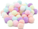 Pompony Pluszowe Pastelowe Mix Kolorów 2cm 60szt.
