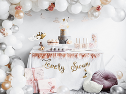 Balony St. 12cm (5") Metallic Srebrne, 25szt.