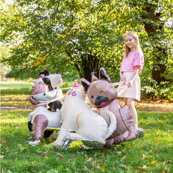 Balon Foliowy stojący Pies Golden 76x96cm