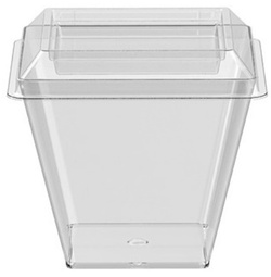 POKRYWKI do Kwadratowego Pojemnika 120ml 50szt.