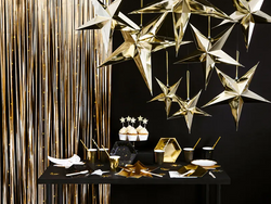 Kurtyna Imprezowa do Zdjęć ZŁOTA, 90x250cm