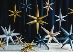 Balon Foliowy Gwiazda 3D ZŁOTA 50cm