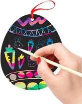 Pisanki zawieszki - zdrapki, 11x9,5 cm, 3szt.