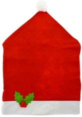 Pokrowiec na Krzesło Czapka Mikołaja 49x72 cm
